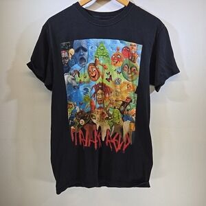Graphic Print T-Shirt Trippie Redd Black‎ Short Sleeve Tee